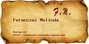 Ferenczei Melinda névjegykártya